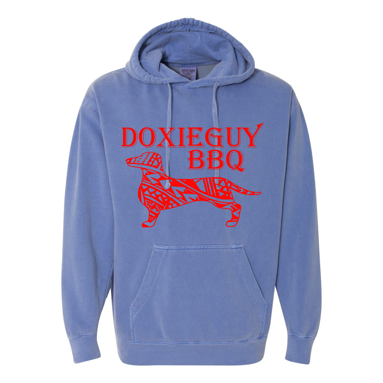 Comfort Colors DoxieGuy BBQ Hooded Sweatshirt