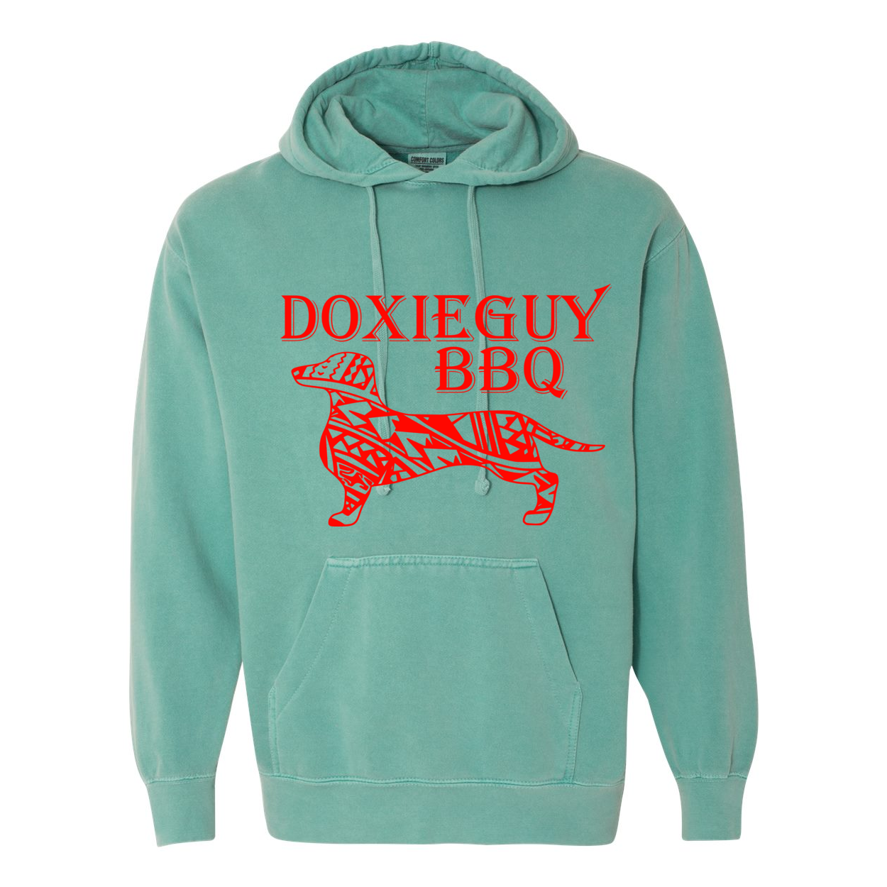 Comfort Colors DoxieGuy BBQ Hooded Sweatshirt