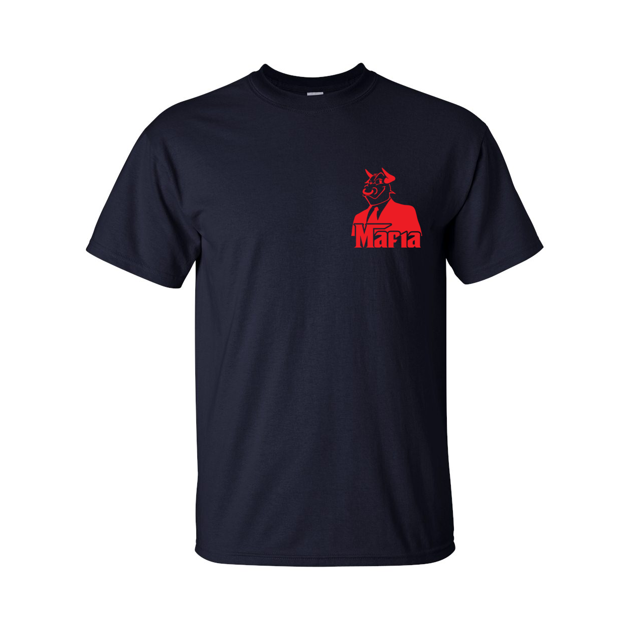 Tall Mafia T-Shirt Front Corner/Full Back