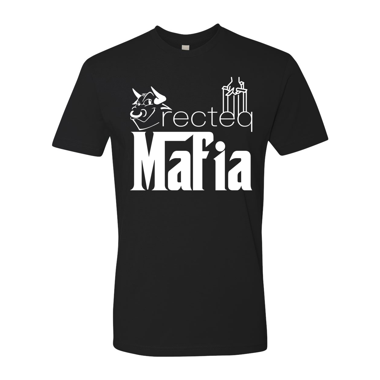 Front & Back Mafia 1 White Print