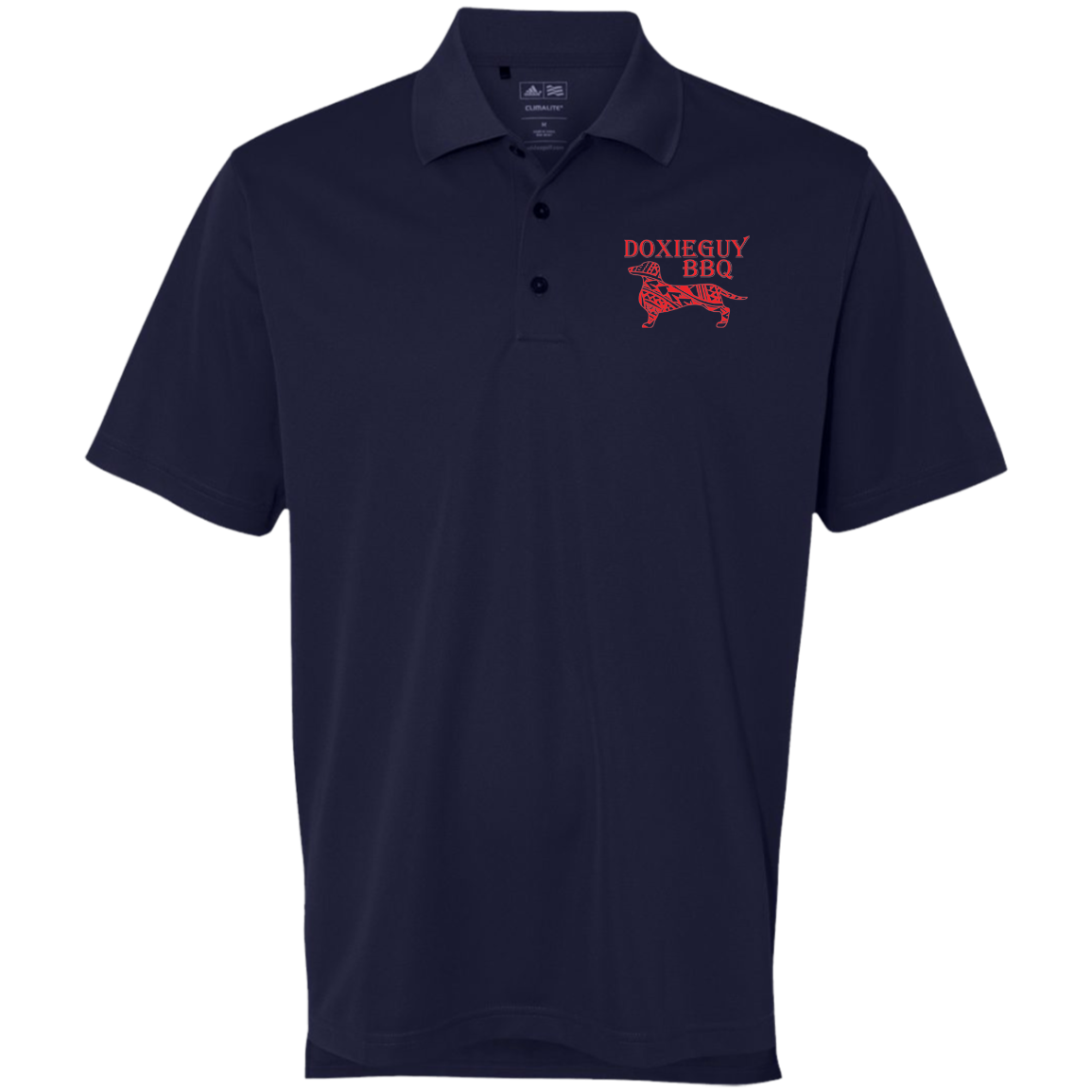 DoxieGuy BBQ Adidas ClimaLite® Basic Performance Pique Polo