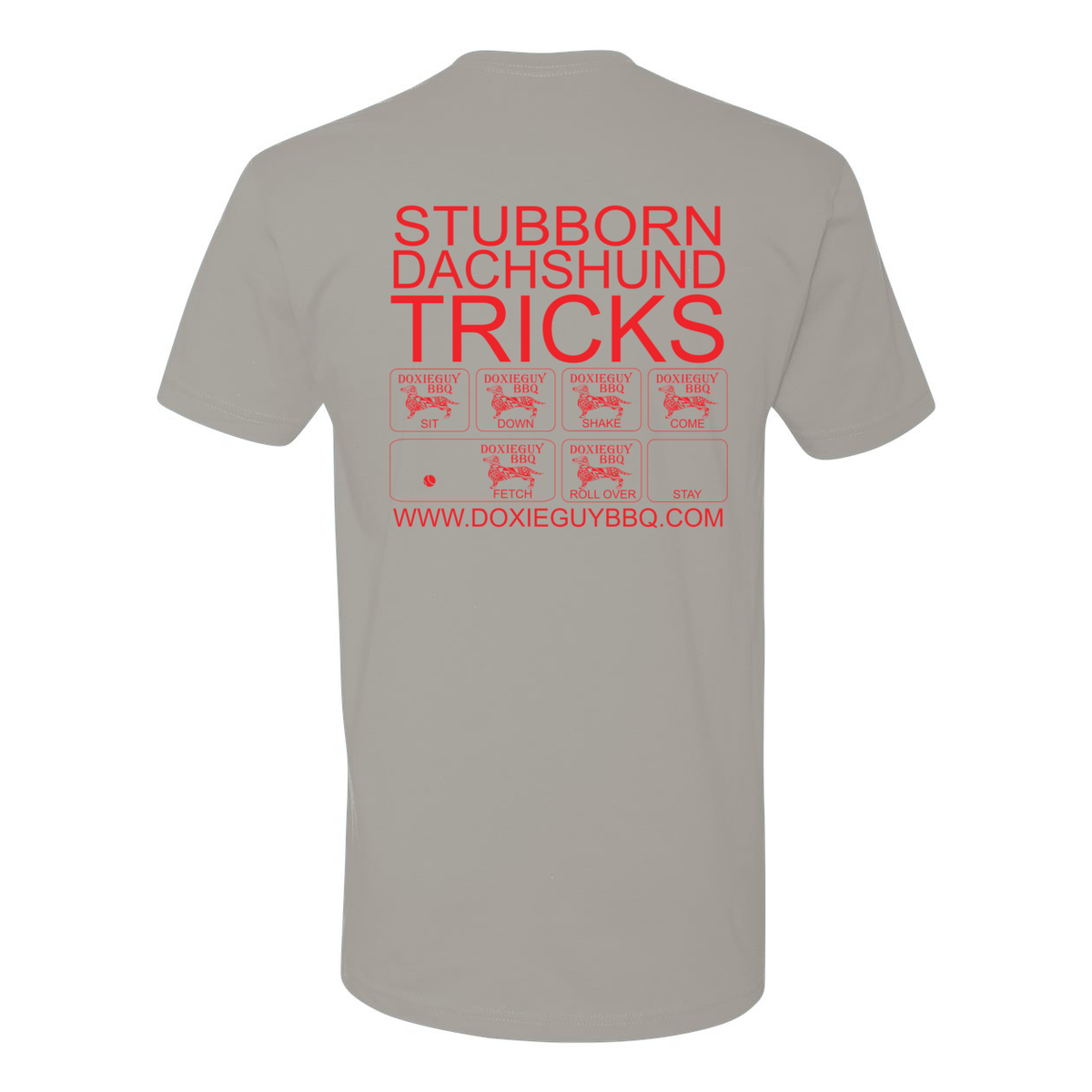 Stubborn Dachshund Premium Short Sleeve Crew