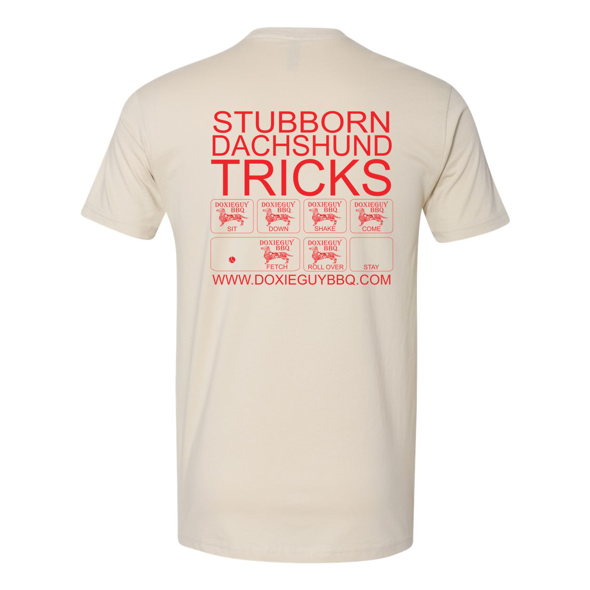 Stubborn Dachshund Premium Short Sleeve Crew