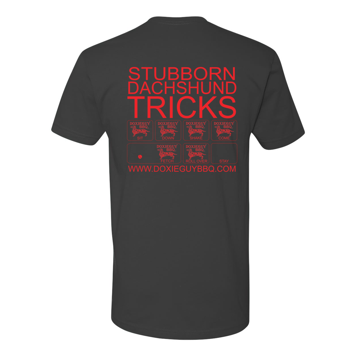 Stubborn Dachshund Premium Short Sleeve Crew