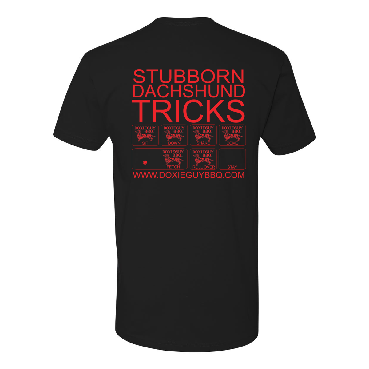 Stubborn Dachshund Premium Short Sleeve Crew