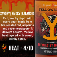 Yellowstone Hot Sauce Variety Pack 4 Bottles