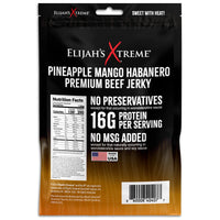 Pineapple-Mango Habanero Beef Jerky - 6 bags (1lb)
