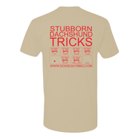 Stubborn Dachshund Premium Short Sleeve Crew