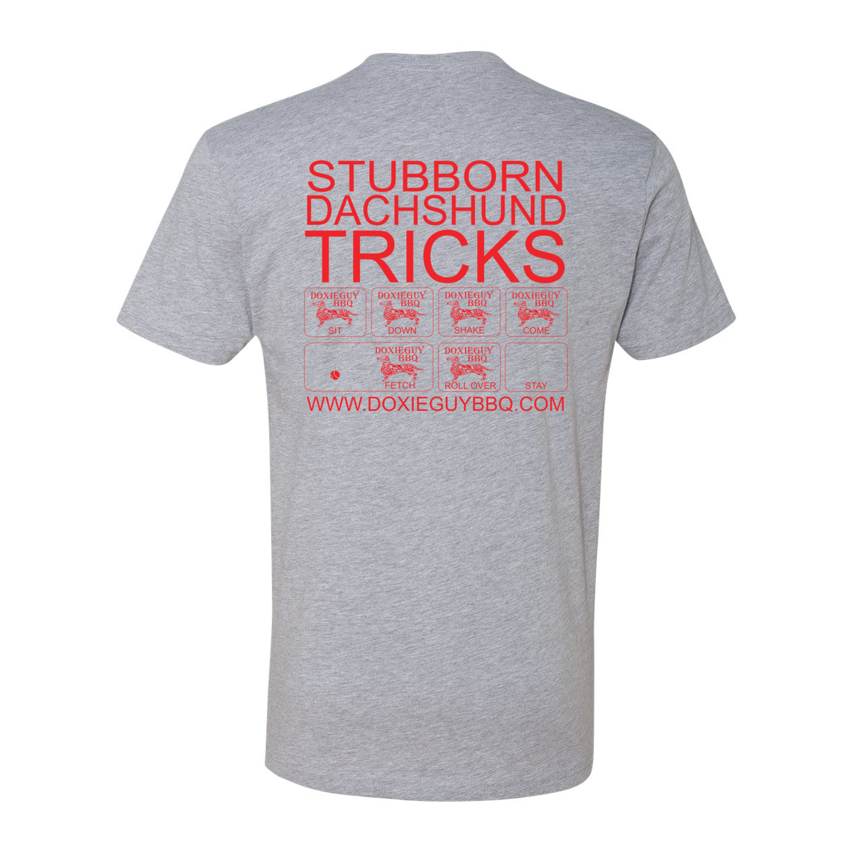 Stubborn Dachshund Premium Short Sleeve Crew
