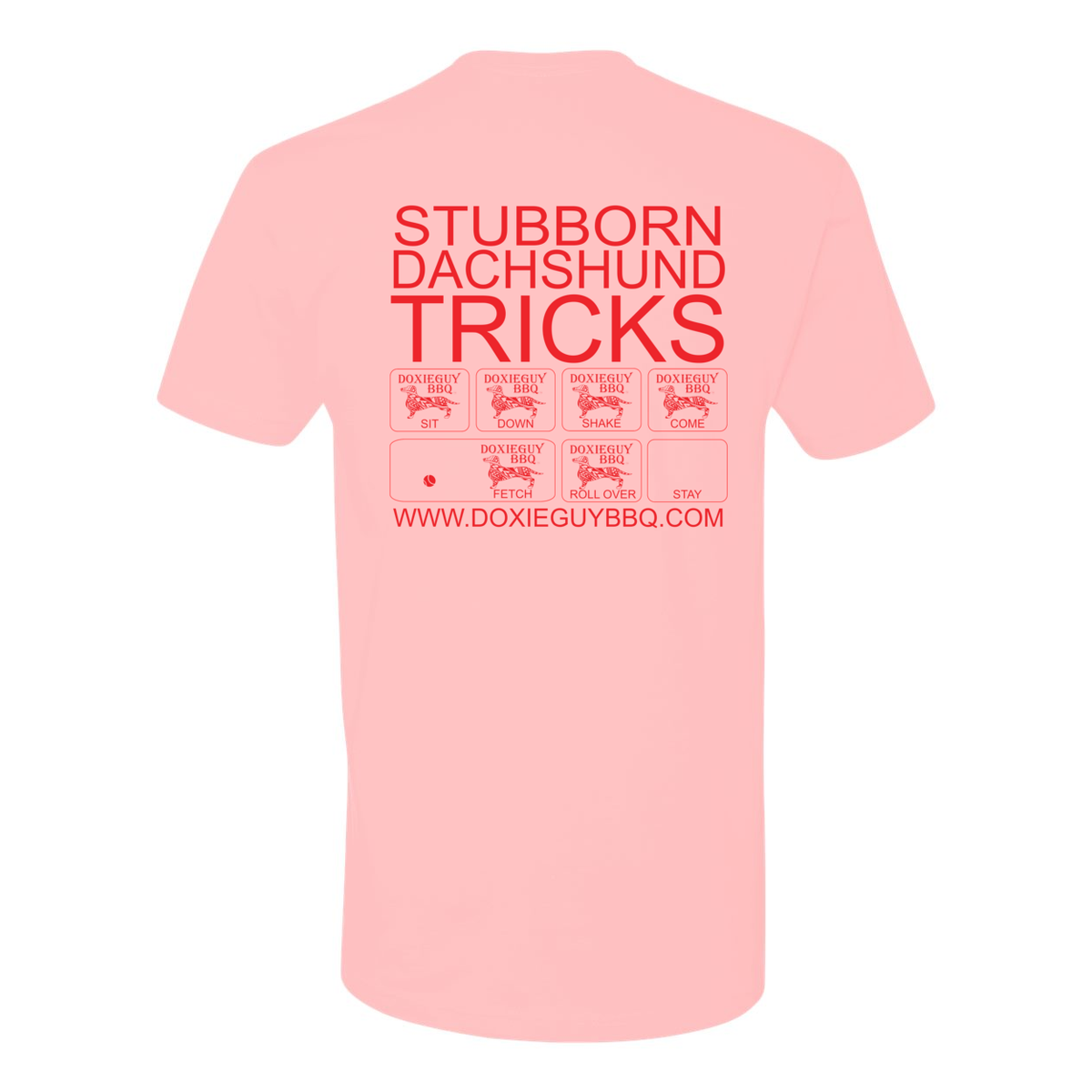 Stubborn Dachshund Premium Short Sleeve Crew