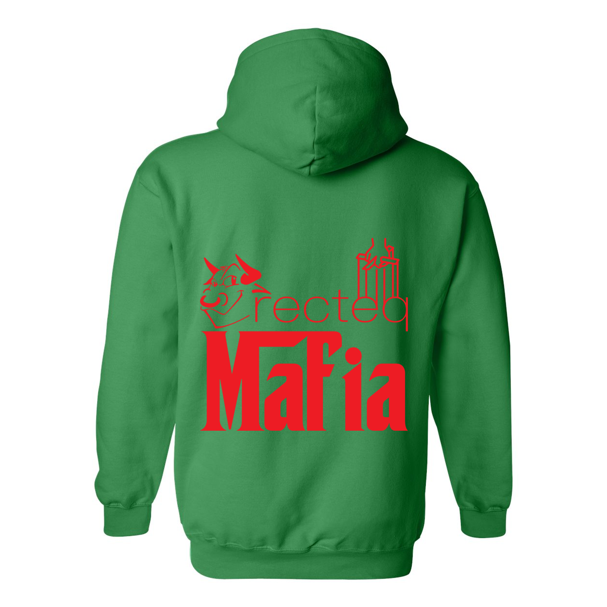 Mafia Front/Back Print Hoodie
