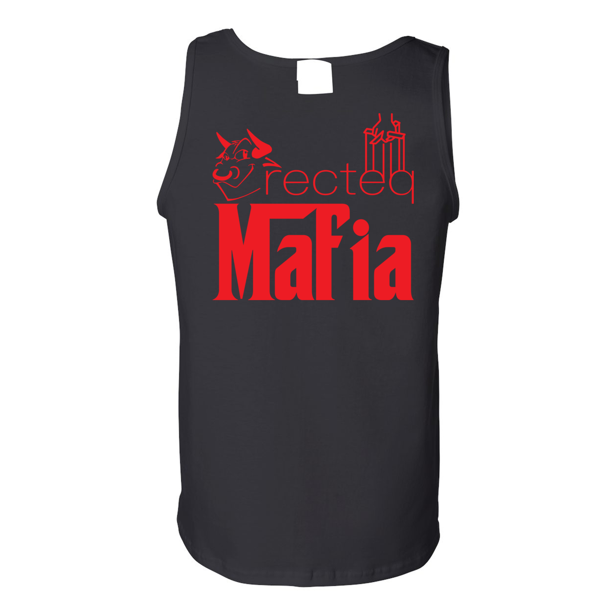 Mafia Front/Back Print Ultra Cotton Tank Top
