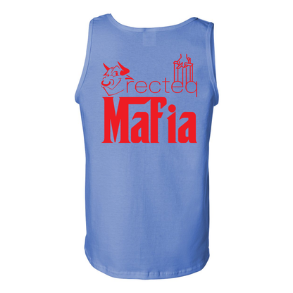 Mafia Front/Back Print Ultra Cotton Tank Top