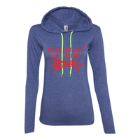 Women's Lightweight Long Sleeve Hooded T-Shirt