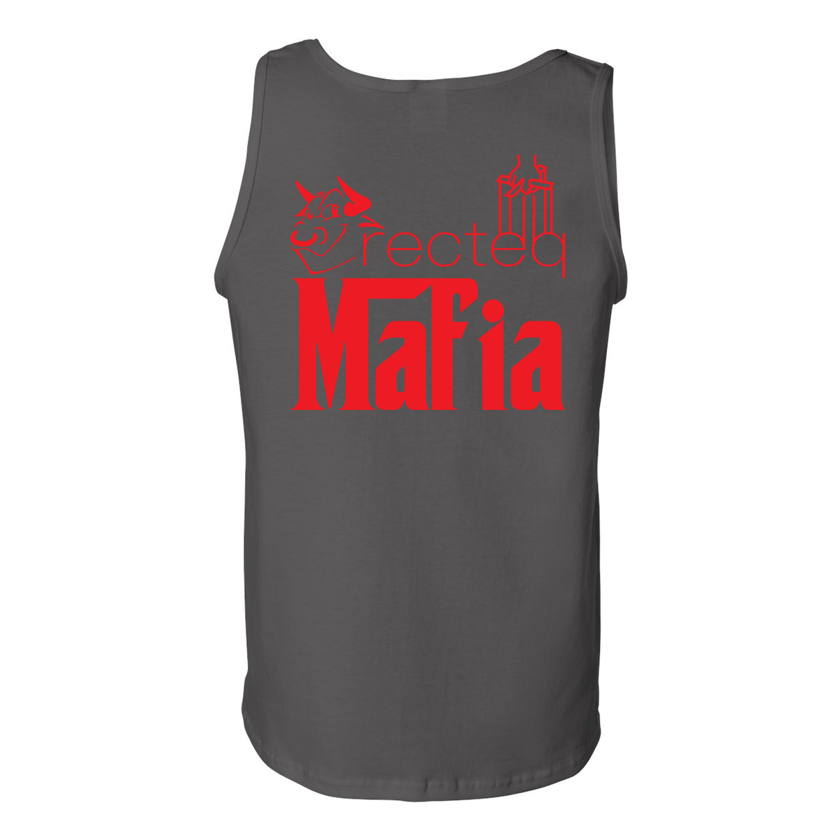 Mafia Front/Back Print Ultra Cotton Tank Top