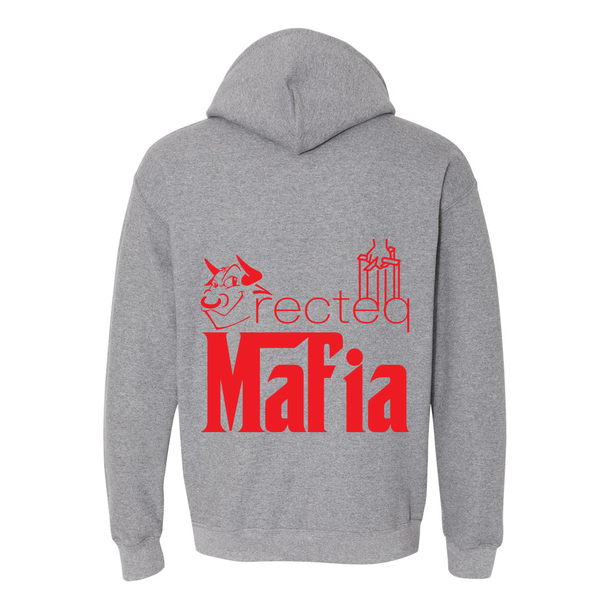 Mafia Front/Back Print Hoodie