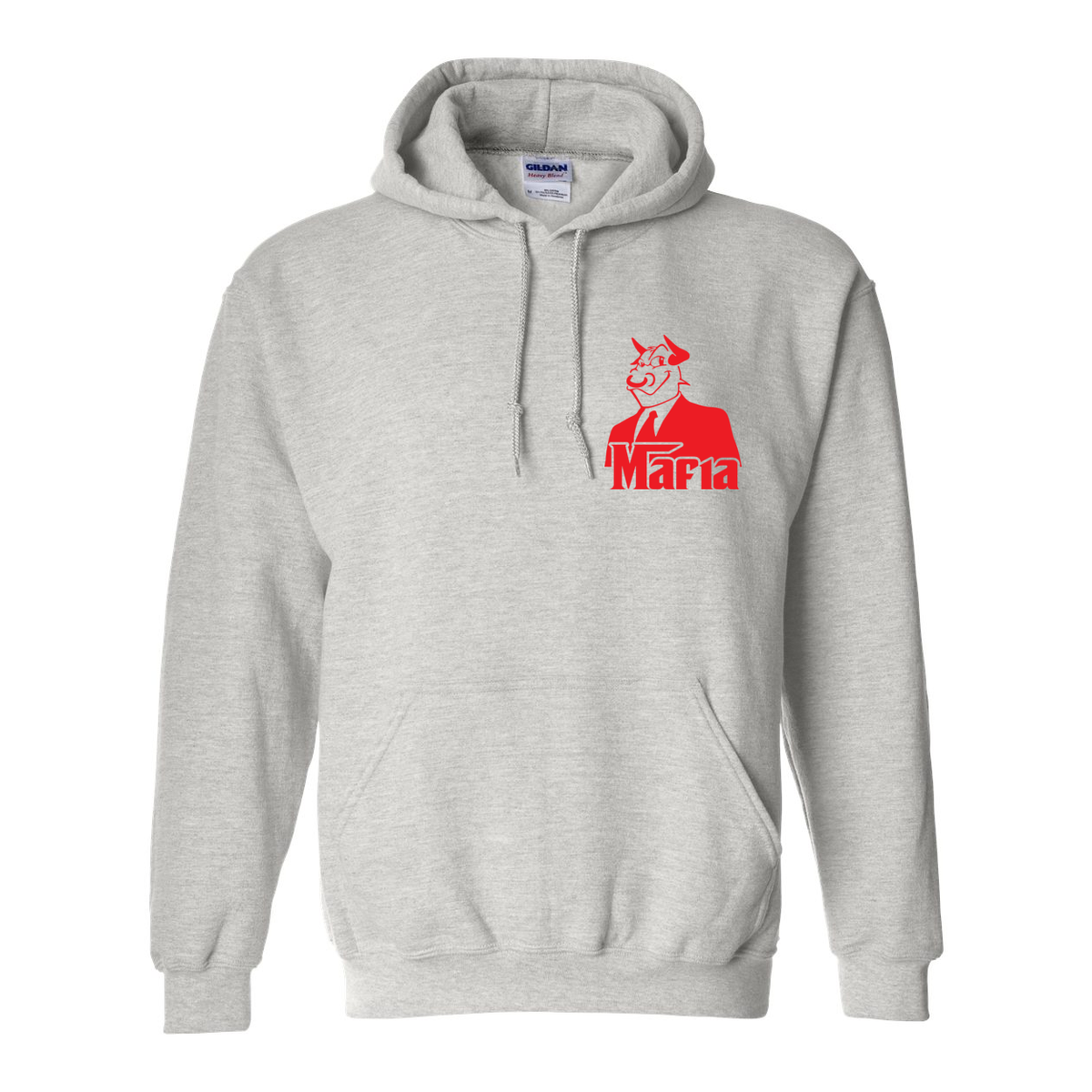 Mafia Front/Back Print Hoodie