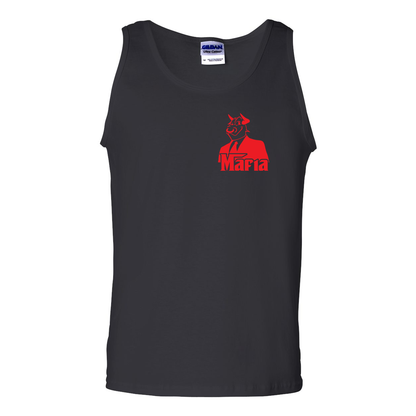 Mafia Front/Back Print Ultra Cotton Tank Top