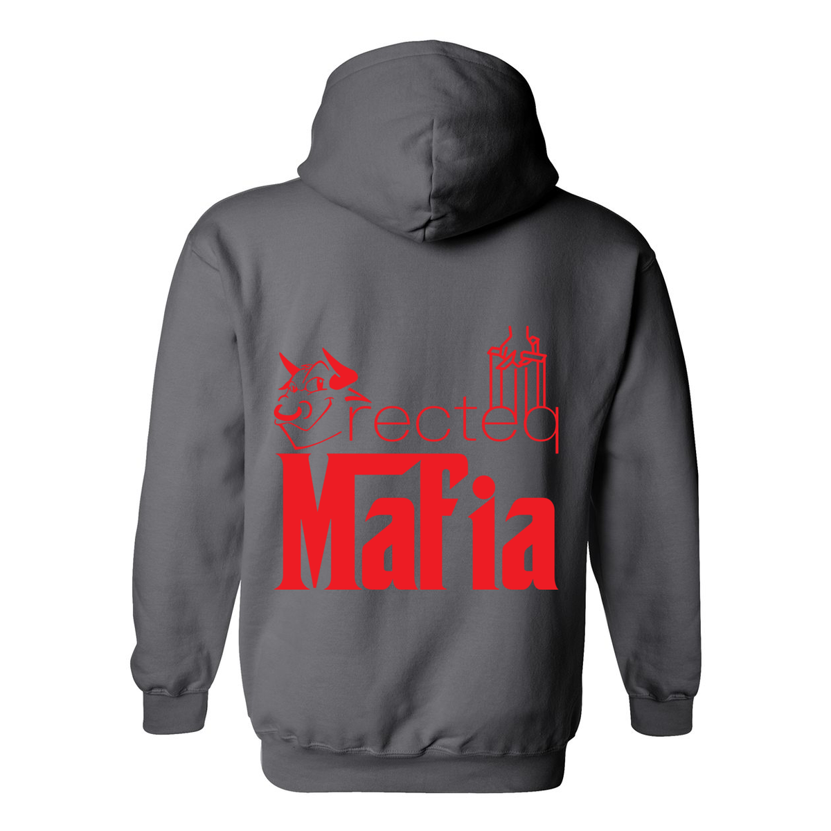 Mafia Front/Back Print Hoodie