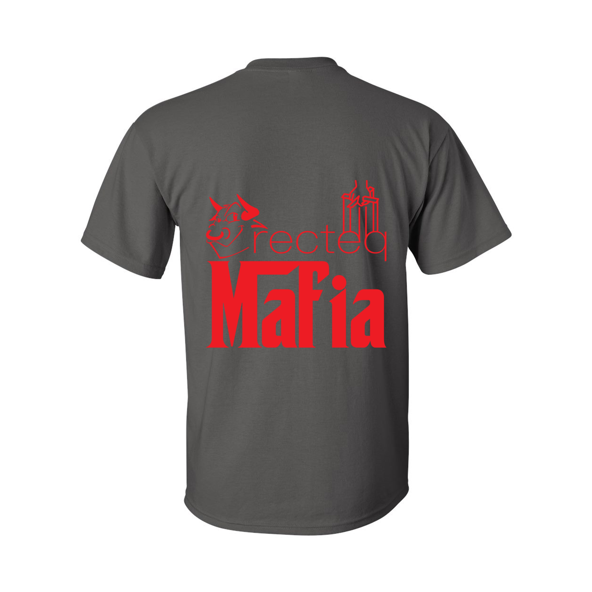Tall Mafia T-Shirt Front Corner/Full Back