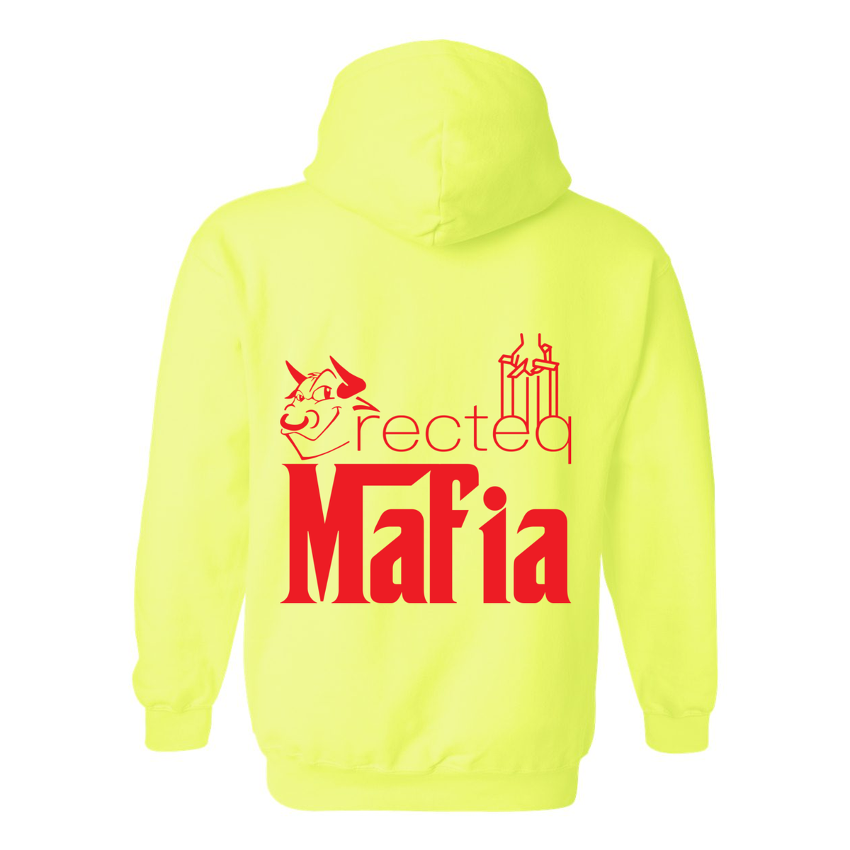 Mafia Front/Back Print Hoodie