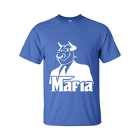 Tall Mafia 2 White Print Front T-Shirt