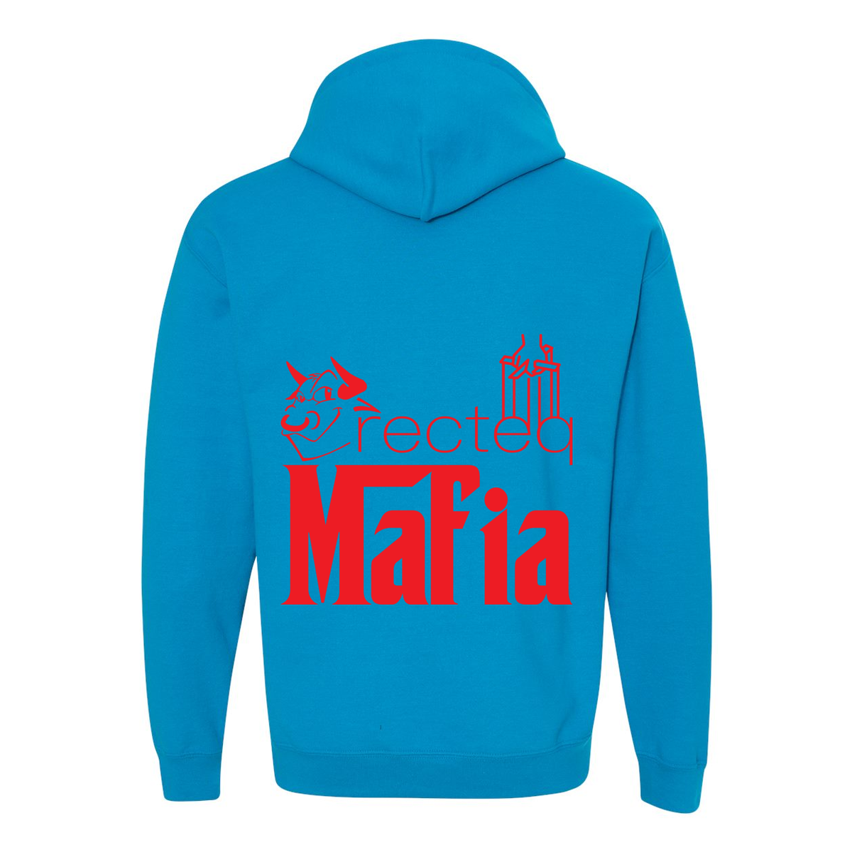 Mafia Front/Back Print Hoodie