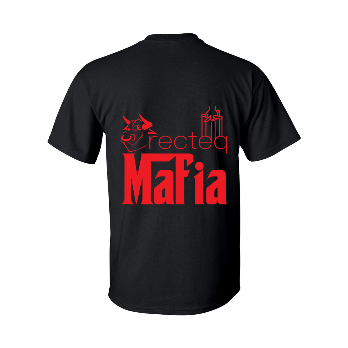 Tall Mafia T-Shirt Front Corner/Full Back