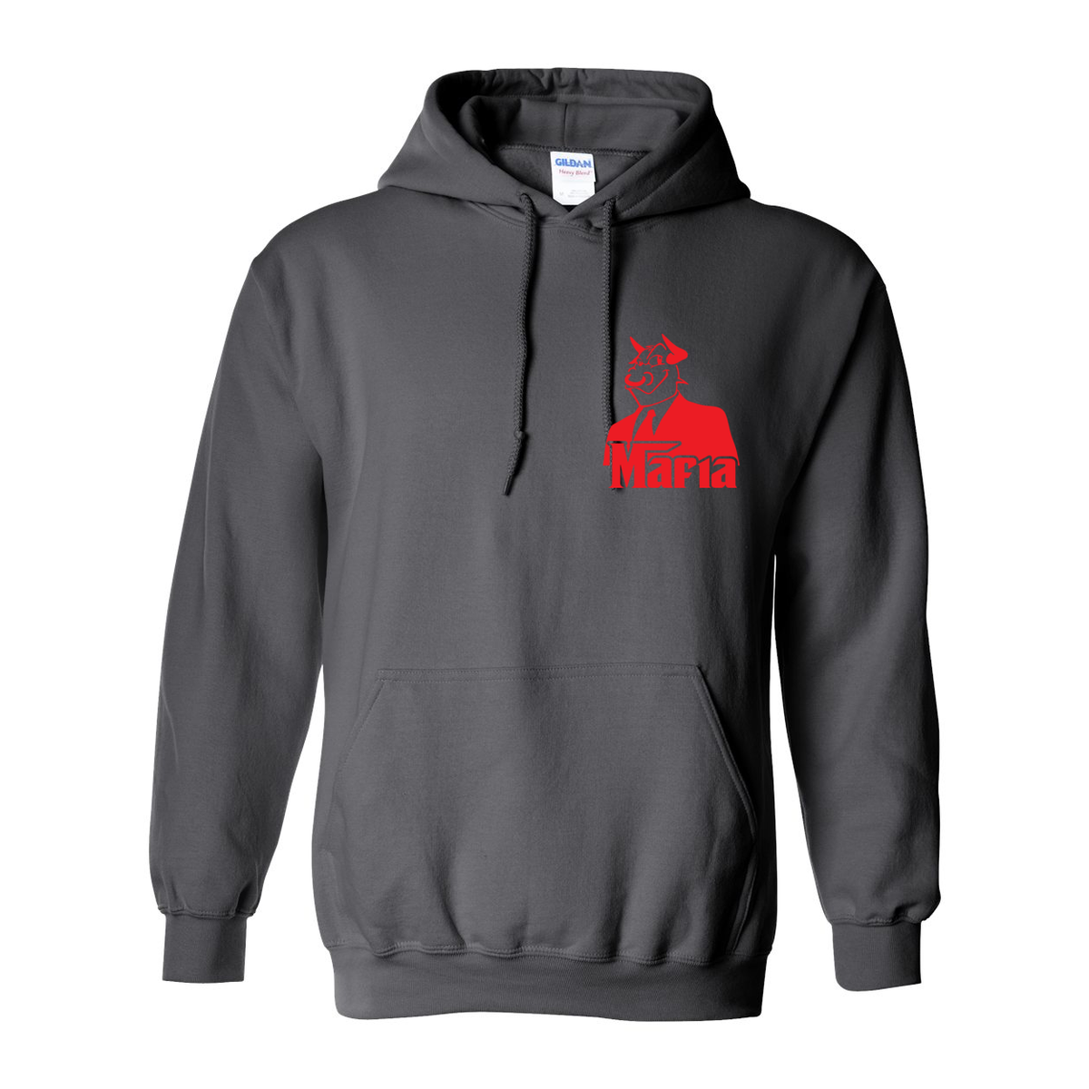 Mafia Front/Back Print Hoodie