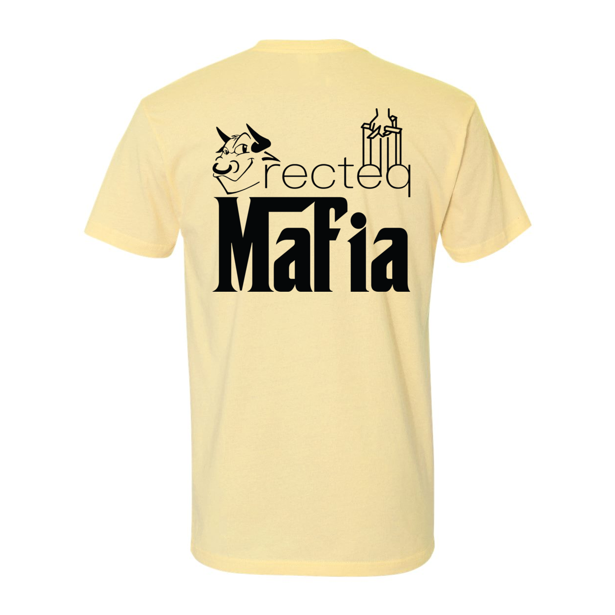Front & Back Print Mafia 1 Black Print