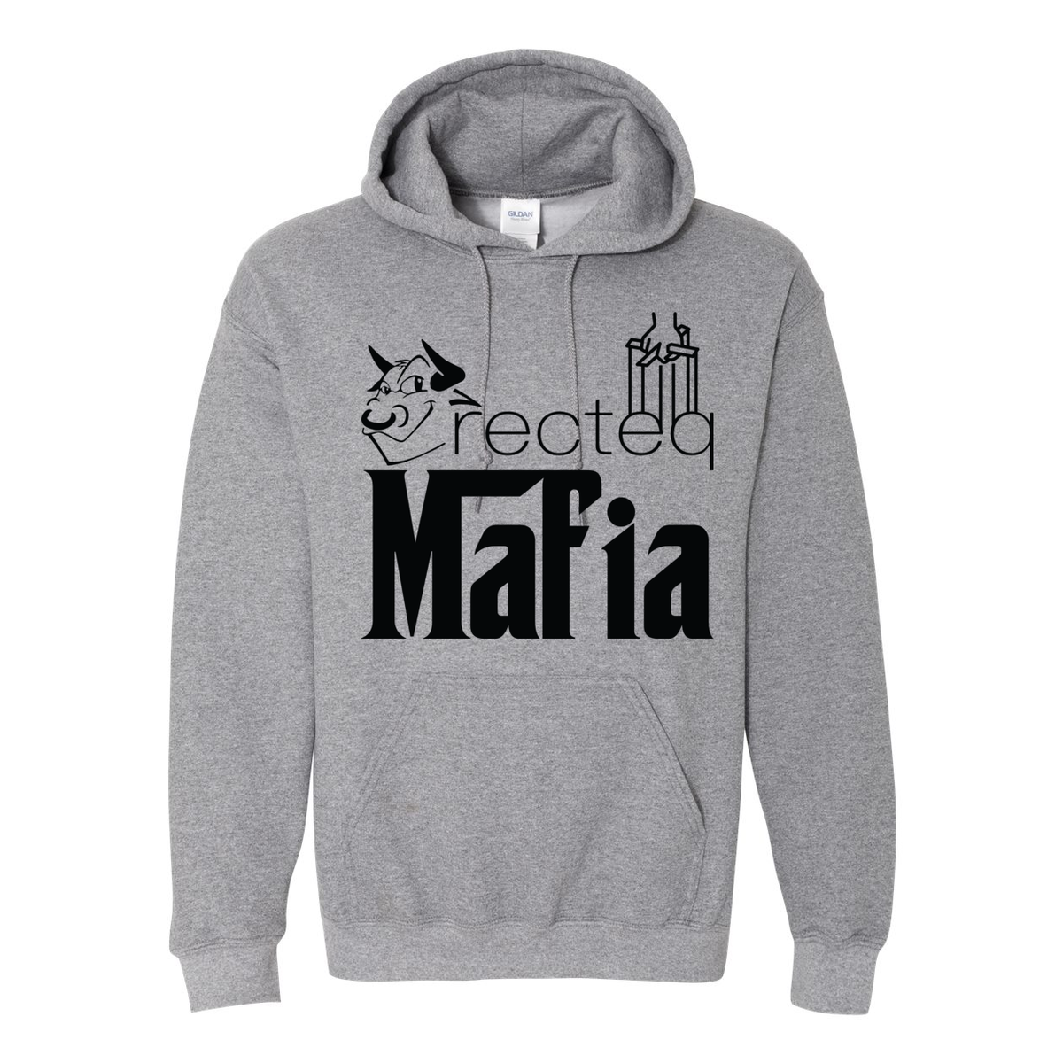 Mafia 1 Black Print Hoodie