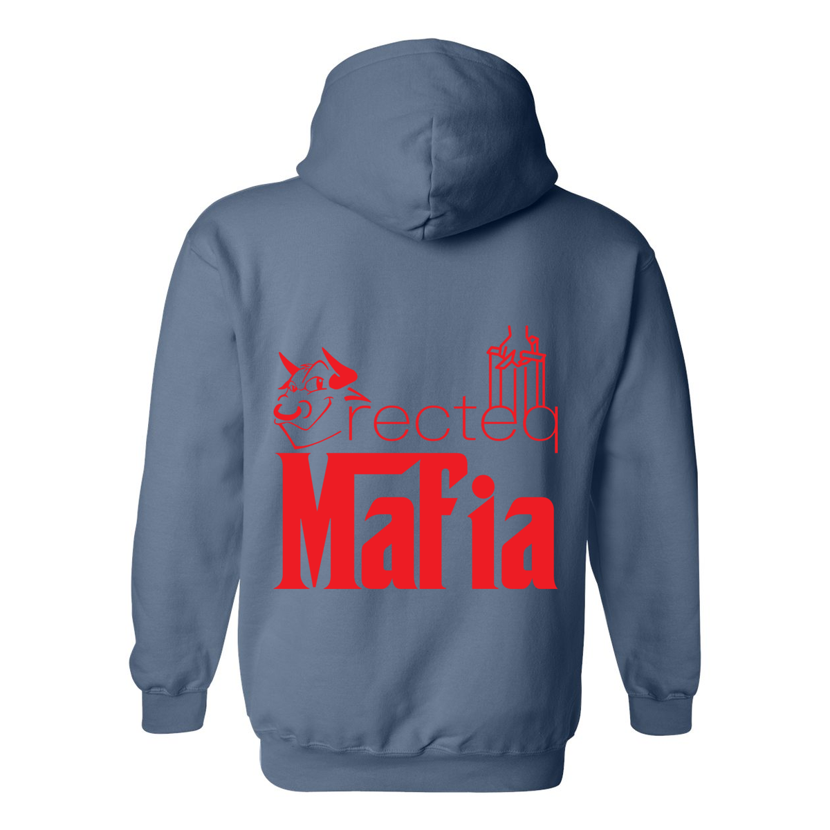 Mafia Front/Back Print Hoodie