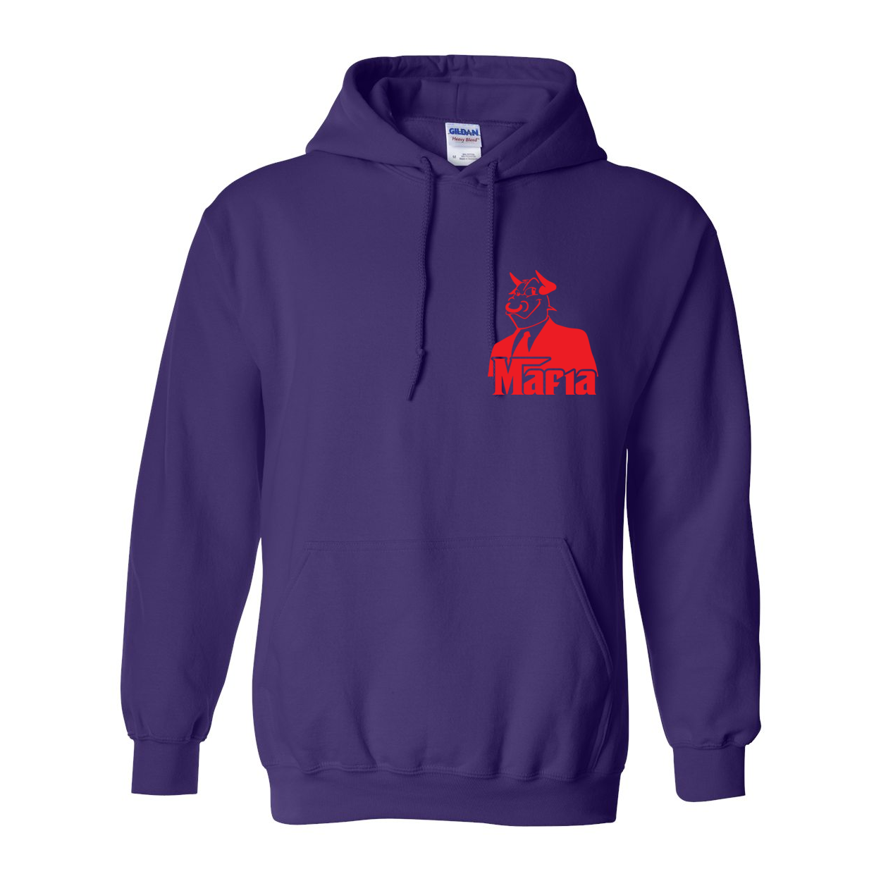 Mafia Front/Back Print Hoodie