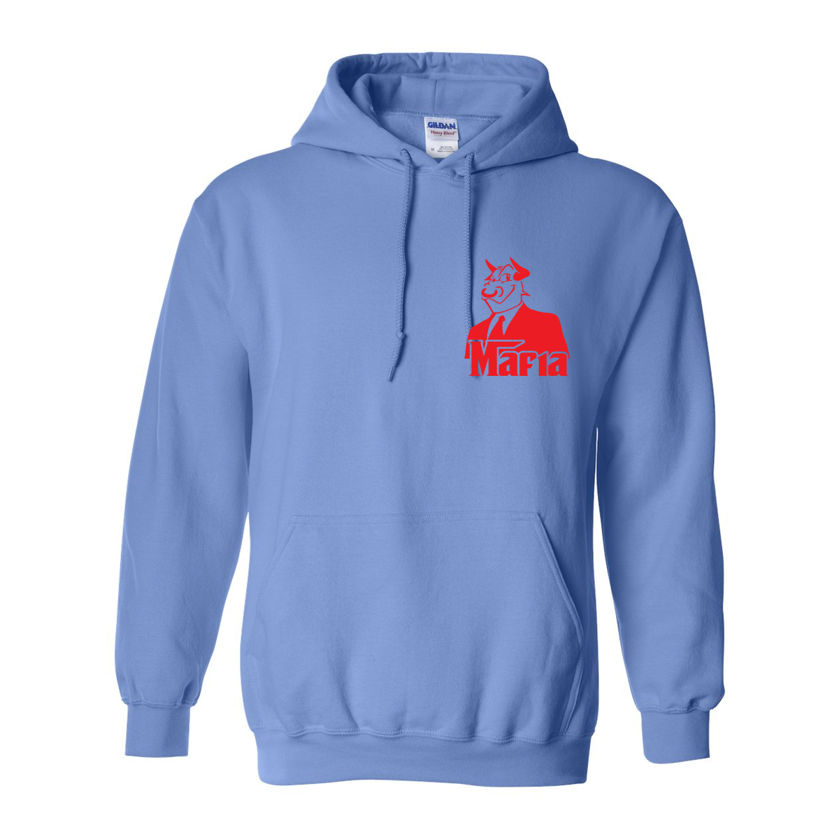 Mafia Front/Back Print Hoodie